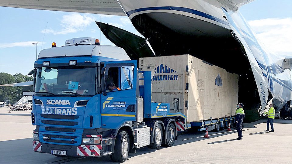 Loading up a plane